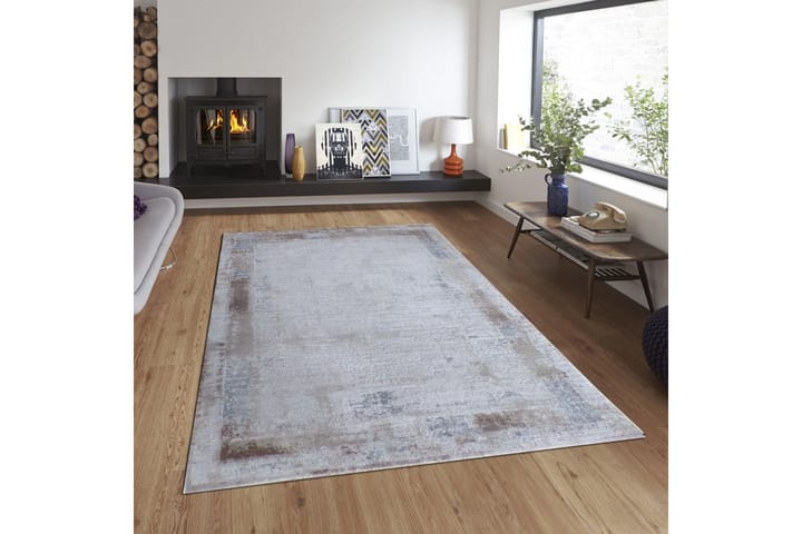 Wiltonmatto Naveela 200x290 cm Suorakaide - Ruskea - Kodintekstiilit & matot - Matto - Moderni matto - Wilton-matto