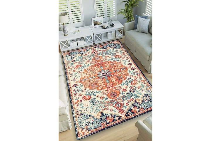Wiltonmatto Neeta 150x230 cm Suorakaide - Monivärinen - Wilton-matto - Kuviollinen matto & värikäs matto