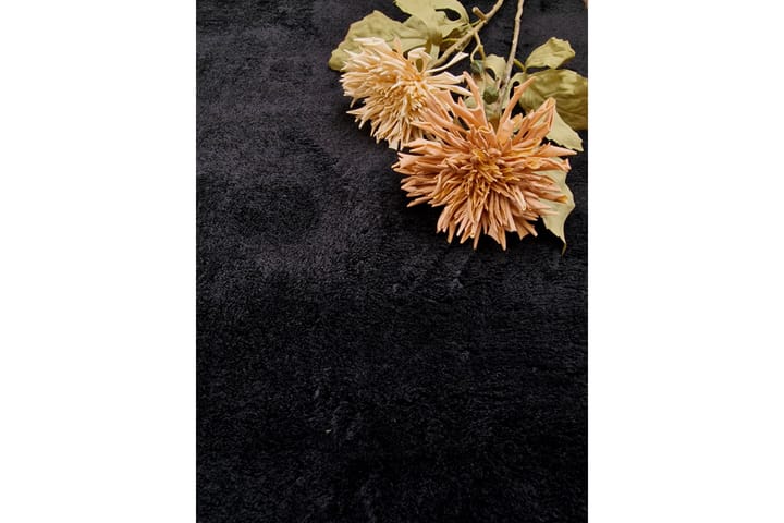Wiltonmatto Softina 160x230 cm - Musta - Pyöreät matot - Käsintehdyt matot - Wilton-matto - Yksiväriset matot - Kumipohjamatot - Kuviollinen matto & värikäs matto - Pienet matot - Iso matto