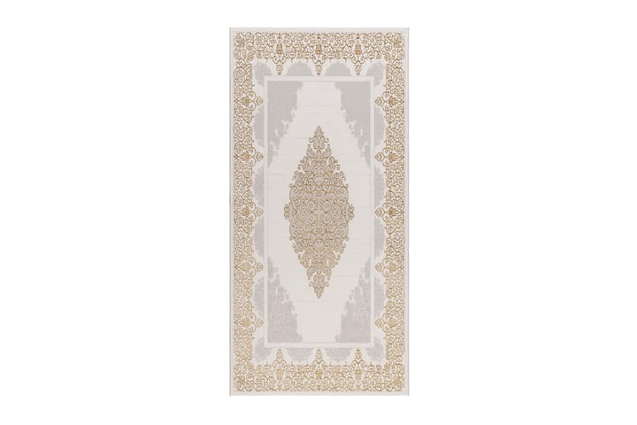 Wiltonmatto Ankara 80x150 cm - Beige/Kulta - Kodintekstiilit & matot - Matto - Moderni matto - Wilton-matto