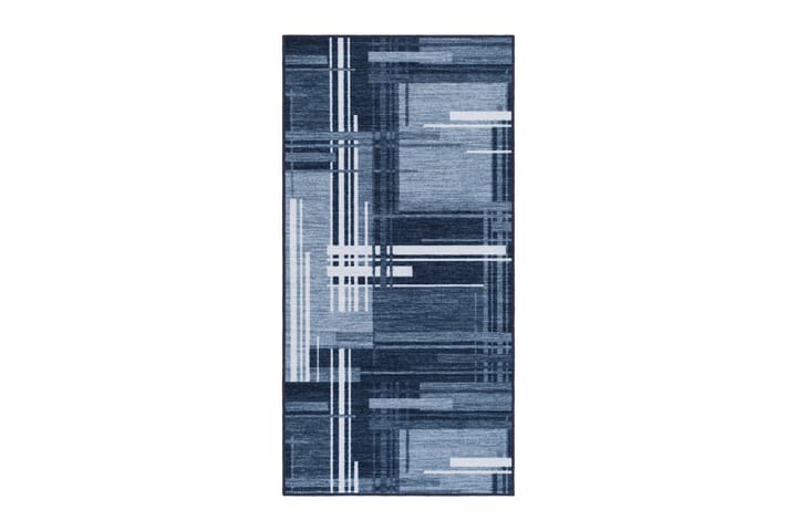 Wiltonmatto Kanako 80x200 cm - Sininen - Wilton-matto - Kuviollinen matto & värikäs matto