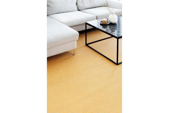 Matto Lyyra 160x230 cm Keltainen - VM Carpet - Kodintekstiilit & matot - Matto - Pyöreät matot