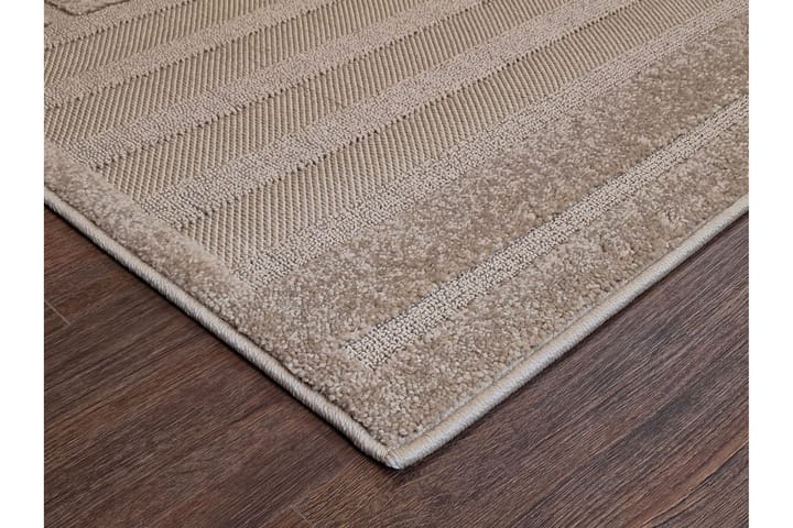 Tasokudottu matto Jaslin 140x200 Suorakaiteen muotoinen - Beige - Tasokudotut matot