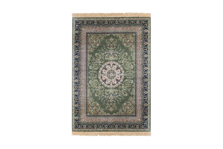 Itämainen Matto Casablanca Medallion 130x190 cm Vihreä - Vihreä - Kodintekstiilit & matot - Matto - Itämainen matto - Persialainen matto