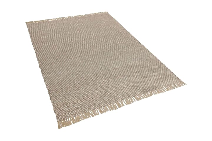 Matto 140 x 200 cm beige ALADAG - Beige - Kodintekstiilit & matot - Matto - Tasokudotut matot