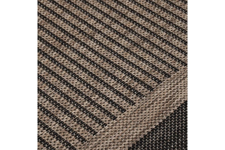 Ulkomatto Flatweave 80x150 cm tummanruskea - Ruskea - Kodintekstiilit & matot - Matto - Ulkomatto