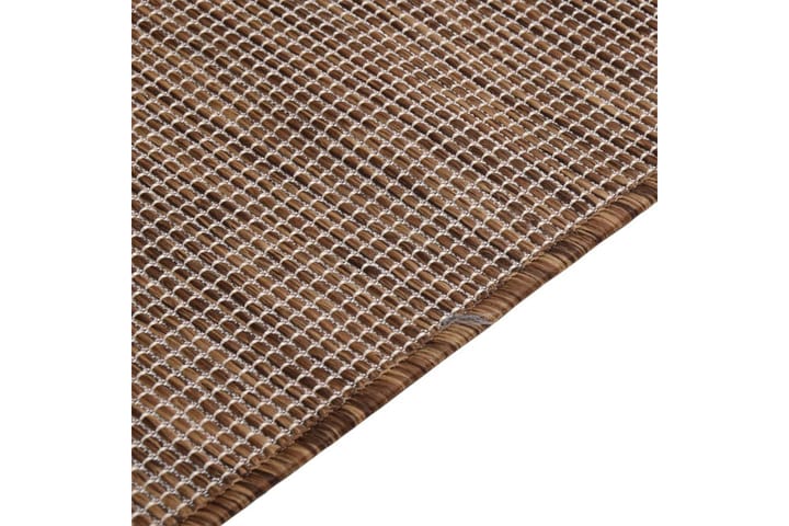 Ulkomatto Flatweave 80x250 cm ruskea - Ruskea - Kodintekstiilit & matot - Matto - Ulkomatto