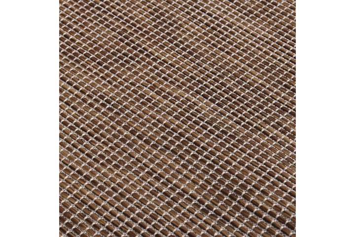 Ulkomatto Flatweave 80x250 cm ruskea - Ruskea - Kodintekstiilit & matot - Matto - Ulkomatto