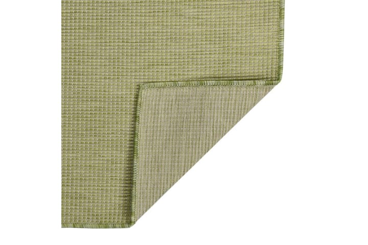 Ulkomatto Flatweave 80x250 cm vihreä - Vihreä - Kodintekstiilit & matot - Matto - Ulkomatto