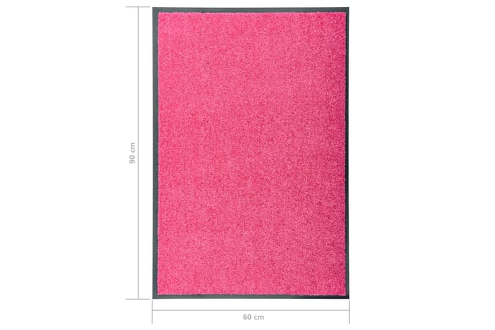 Ovimatto pestävä pinkki 60x90 cm - Kodintekstiilit & matot - Matto - Ulkomatto - Eteisen matto & kynnysmatto