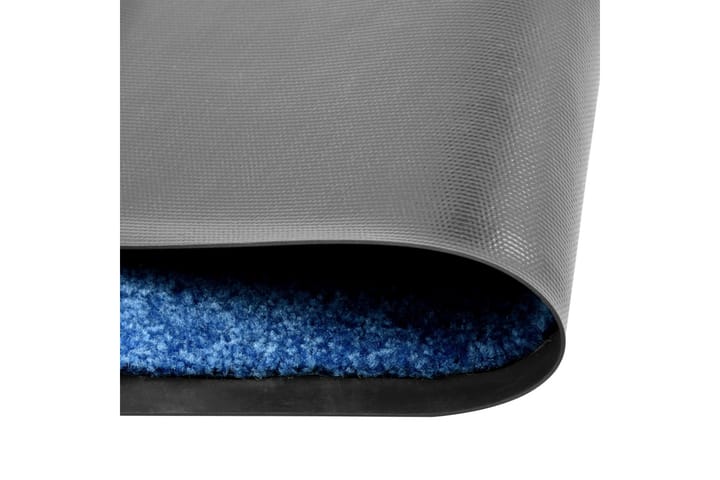 Ovimatto pestävä sininen 40x60 cm - Pyöreät matot - Käsintehdyt matot - Yksiväriset matot - Kumipohjamatot - Pienet matot - Iso matto
 - Eteisen matto & kynnysmatto