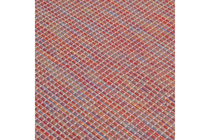 Ulkomatto Flatweave 160x230 cm punainen - Punainen - Kodintekstiilit & matot - Matto - Ulkomatto