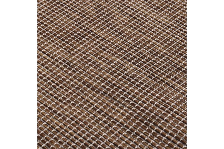 Ulkomatto Flatweave 80x150 cm ruskea - Ruskea - Kodintekstiilit & matot - Matto - Ulkomatto