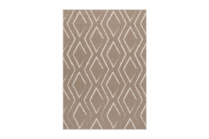 Ulkomatto Havanna Romb 160x230 cm Pellava - Pellavabeige - Kodintekstiilit & matot - Matto - Ulkomatto