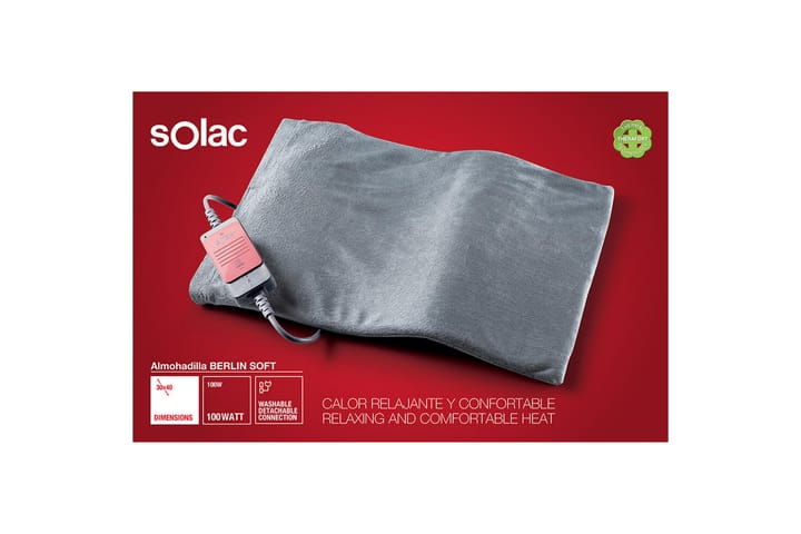 SOLAC Lämpötyyny Berlin Soft 100W - Kodintekstiilit & matot - Tyyny & torkkupeitto - Torkkupeitto & viltti - Lämpöhuopa