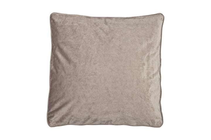 Tyynynpäällinen Velvet 45x45 cm Sametti Harmaa/Beige - Fondaco - Kodintekstiilit & matot - Tyyny & torkkupeitto - Tyynynpäälliset