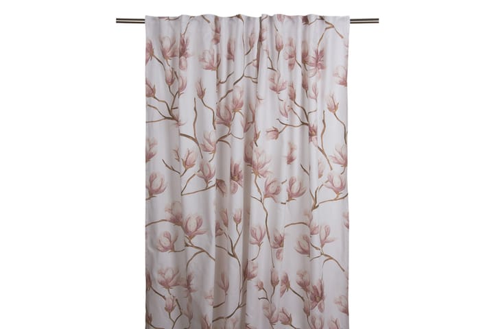 Magnolia verhot 145x245 cm - Vaaleanpunainen - Kodintekstiilit & matot - Verhot
 - Sivuverho - Lenkkiverho