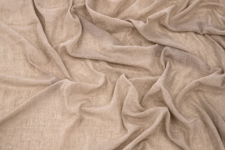 Verho Elena 135x240 cm - Beige - Kodintekstiilit & matot - Verhot
 - Sivuverho - Verho nauhakujalla