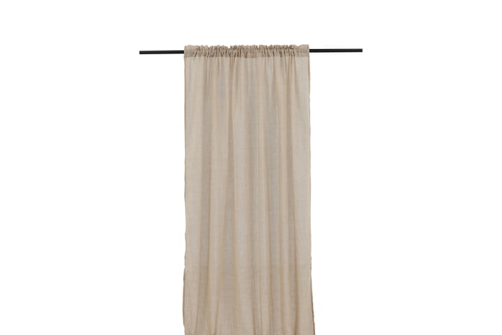 Verho Elena 135x240 cm - Beige - Kodintekstiilit & matot - Verhot
 - Sivuverho - Verho nauhakujalla