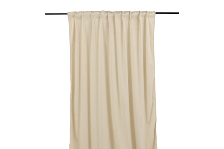 Verho Mary 135x250 cm - Beige - Kodintekstiilit & matot - Verhot
 - Sivuverho - Verho nauhakujalla