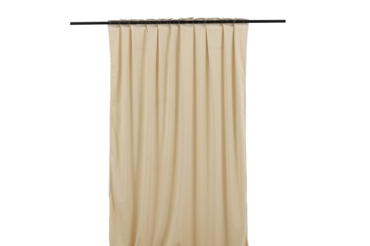 Verho Mary 135x250 cm - Beige - Kodintekstiilit & matot - Verhot
 - Sivuverho - Verho nauhakujalla