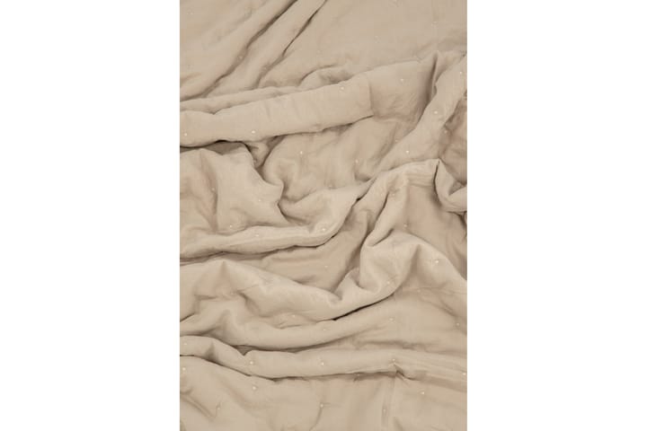 Päiväpeite Sally 180x260 cm - Beige - Kodintekstiilit & matot - Vuodevaatteet - Päiväpeitto
 - Yhden hengen sängyn päiväpeitto