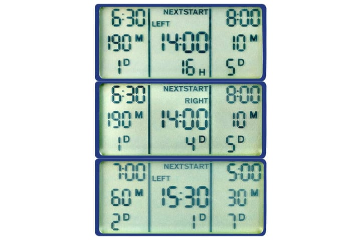 Automaattinen digitaalinen vesiajastin kahdella poistoaukoll - Monivärinen - Piha & ulkoaltaat - Piha-alue - Pumput ja kastelu - Kasteluajastin