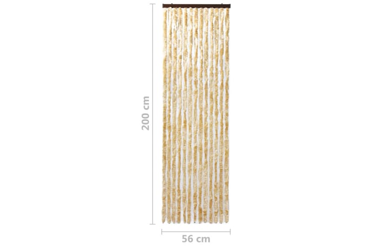 Hyönteisverho beige 56x200 cm Chenille - Beige - Hyttyssuoja - Hyttysverkko
 - Retkeilytarvikkeet