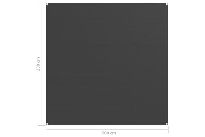 Telttamatto 200x200 cm antrasiitti - Piha & ulkoaltaat - Piha-alue - Ulkosäilytys - Puutarhateltta & säilytysteltta