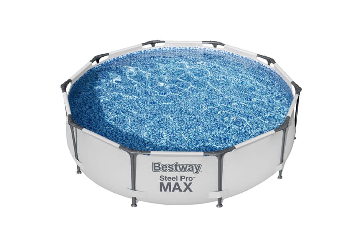 Bestway Steel Pro MAX Pyöreä maanpäällinen allas 3 m Harmaa - Bestway - Piha & ulkoaltaat - Uima-allas, poreallas & sauna - Uima-allas
 - Maanpinta-allas