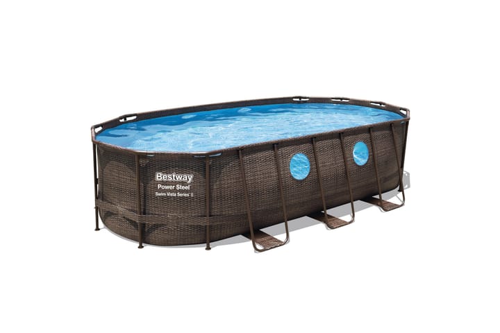 Bestway Power Steel Swim Vista II Maanpäällinen allas 5,49x2,74 m - Bestway - Piha & ulkoaltaat - Uima-allas, poreallas & sauna - Uima-allas
 - Maanpinta-allas