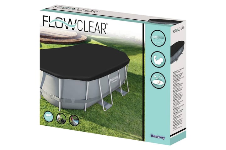 Bestway Flowclear Uima-altaan suoja - Piha & ulkoaltaat - Uima-allas, poreallas & sauna - Uima-allastarvikkeet & poreallastarvikkeet - Altaan suojaaminen - Uima-altaan suojapeite & allaspeite