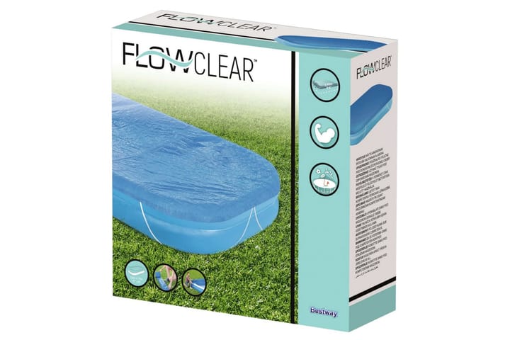 Bestway Flowclear uima-altaan suoja 262x175x51 cm - Piha & ulkoaltaat - Uima-allas, poreallas & sauna - Uima-allastarvikkeet & poreallastarvikkeet - Muut uima-allastarvikkeet