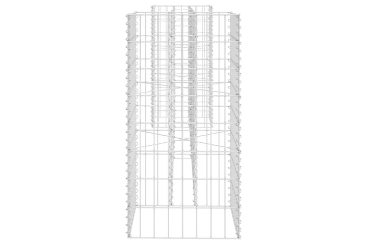 H-muotoinen kivikori/kukkalaatikko teräslanka 260x40x80 cm - Piha & ulkoaltaat - Viljely & puutarhanhoito - Kasvatus - Kukkaruukku & Istutusastia - Kukkateline & kukkahylly