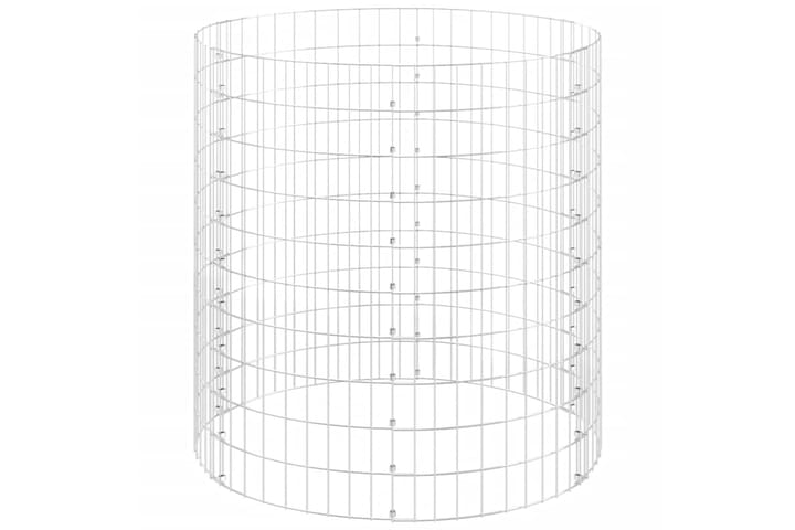 beBasic Puutarhakomposti Ã˜100x100 cm galvanoitu teräs - Hopea - Piha & ulkoaltaat - Viljely & puutarhanhoito - Kompostori - Lehtikompostori