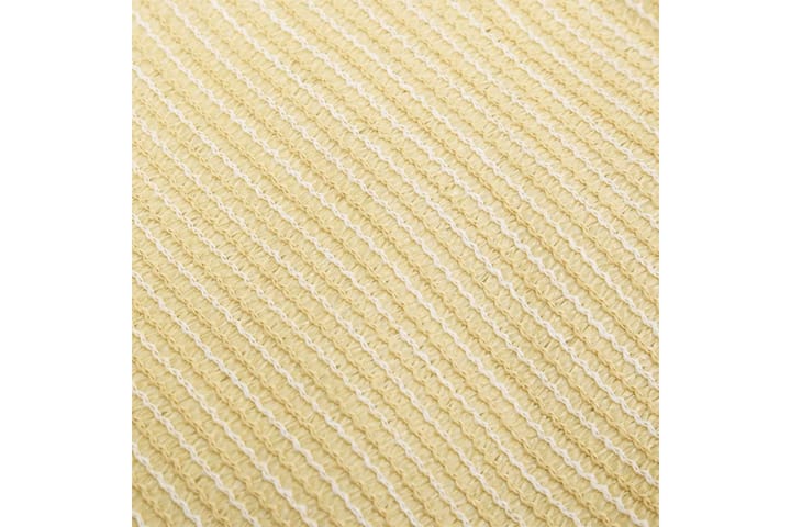 Aurinkopurje 160 g/m² beige 2,5x2,5 m HDPE - Beige - Puutarhakalusteet - Aurinkosuoja - Aurinkopurje