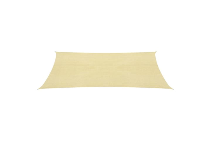 Aurinkopurje 160 g/m² beige 2,5x4,5 m HDPE - Beige - Puutarhakalusteet - Aurinkosuoja - Aurinkopurje