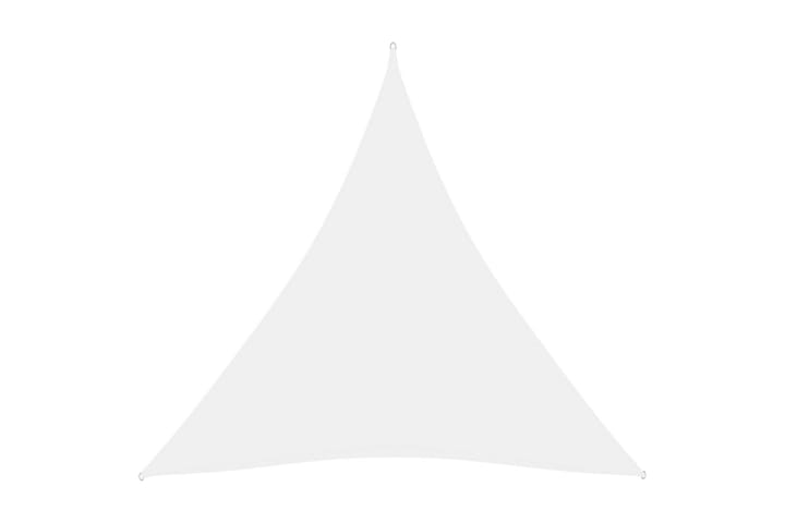 Aurinkopurje Oxford-kangas kolmio 3x3x3 m valkoinen - Puutarhakalusteet - Aurinkosuoja - Aurinkopurje