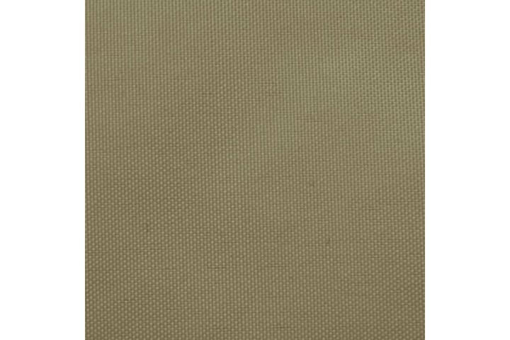 Aurinkopurje Oxford-kangas kolmio 6x6x6 m beige - Beige - Puutarhakalusteet - Aurinkosuoja - Aurinkopurje