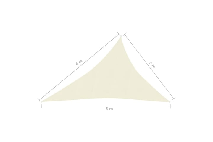 Aurinkopurje 160 g/mÂ² kerma 3x4x5 m HDPE - Kerma - Puutarhakalusteet - Aurinkosuoja - Aurinkopurje