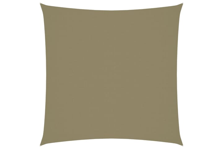 Aurinkopurje Oxford-kangas neliö 7x7 m beige - Beige - Puutarhakalusteet - Aurinkosuoja - Aurinkopurje