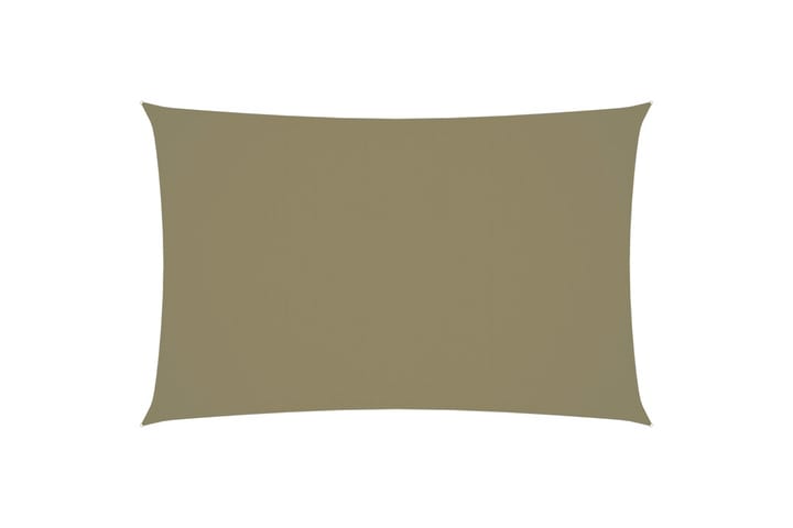 Aurinkopurje Oxford-kangas suorakaide 2x4,5 m beige - Beige - Puutarhakalusteet - Aurinkosuoja - Aurinkopurje