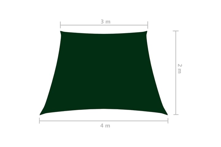 Aurinkopurje Oxford-kangas puolisuunnikas 3/4x2 m - Puutarhakalusteet - Aurinkosuoja - Aurinkopurje