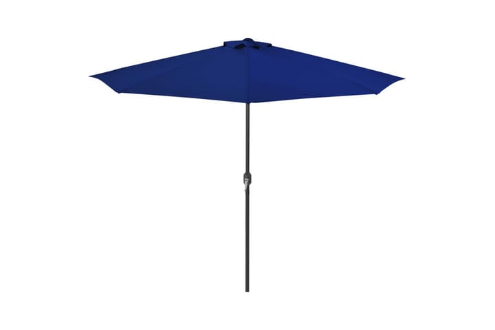 Aurinkovarjo ulkotiloihin alumiinitanko 300x150x253 cm - Sininen - Parvekevarjo