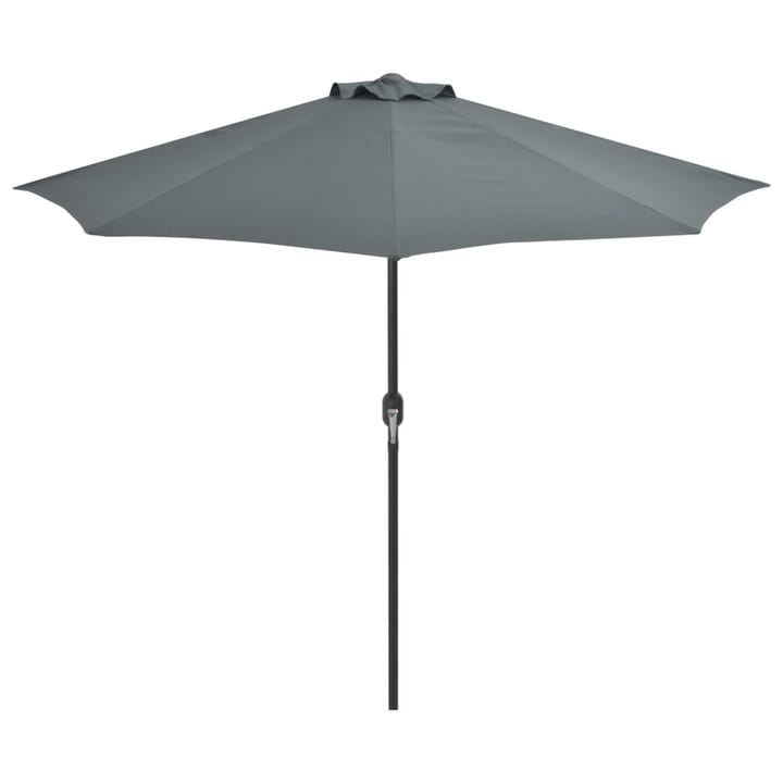 Aurinkovarjo ulkotiloihin alumiinitanko 270x135cm - Antrasiitti - Parvekevarjo