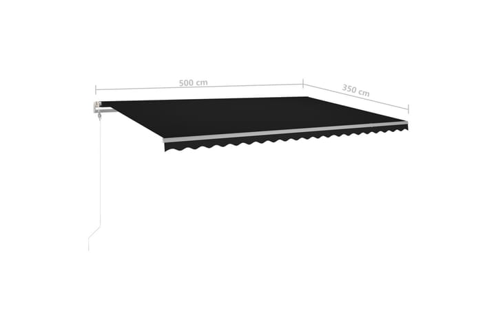 Manuaalisesti kelattava markiisi tolpilla 5x3,5 m - Puutarhakalusteet - Aurinkosuoja - Markiisi
 - Terassimarkiisi