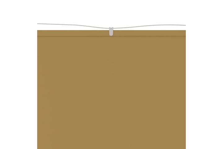 Pystymarkiisi beige 100x270 cm Oxford kangas - Beige - Puutarhakalusteet - Aurinkosuoja - Markiisi