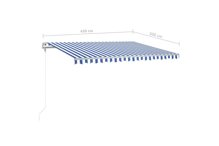 Sisäänkelattava markiisi LED/tuulisensori 4,5x3 m - Puutarhakalusteet - Aurinkosuoja - Markiisi
 - Terassimarkiisi