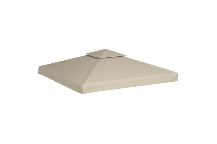 Huvimajan vaihtokatto 310 g/m² Beige 3 x 3 m - Beige - Puutarhakalusteet - Aurinkosuoja - Paviljonki - Paviljongin katos