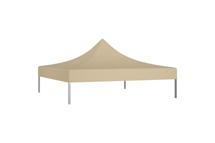 Juhlateltan katto 2x2 m beige 270 g/m² - Beige - Puutarhakalusteet - Aurinkosuoja - Paviljonki - Paviljongin katos